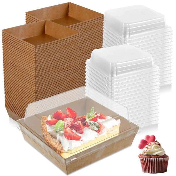 Kraft Paper Cake Boxes Charcuterie Cookie Containers Dessert Donut Box Birthday Party Wedding Supplies Muffins Packing