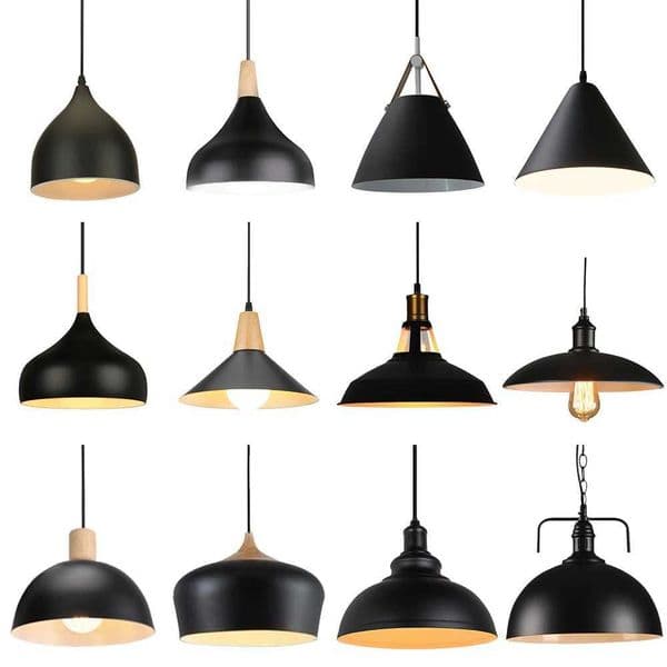 Nordic Modern Hanging Lamps Vinatge Iron Black e27 Pendant Lights for Living Room Over Table Dining Room Bedside Suspension Light X250307