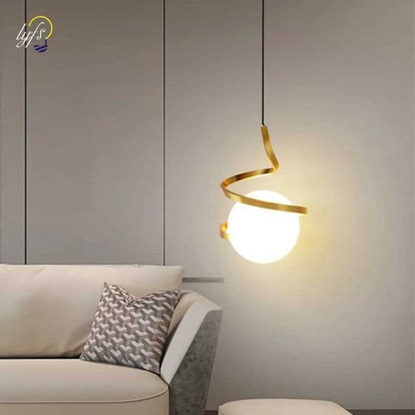 Nordic LED Pendant Lights Indoor Lighting Glass Hanging Lamp For Home Dining Tables Bedside Kitchen Living Room Decoration Light X250307