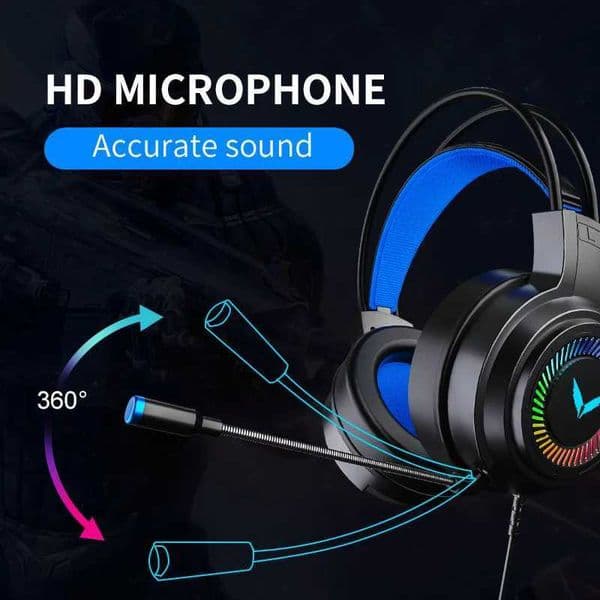 G58 G60 Gaming Headset 7.1 Stereo SVirtual Surround Bass Earphone Headphone with Mic LED Light for Computer PC Gamer Foldable X2503071