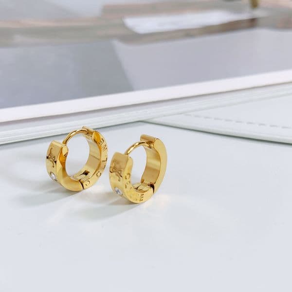 20style Classic Fashion Designer Elegant Earring Hollow Square Earrings Plated Gold Earrings For Women Jewelry Wedding Chirstmas Gift