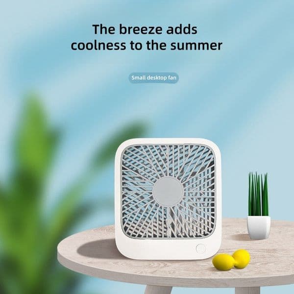 Lightweight desktop small fan office home desktop charging student dormitory mini electric fan