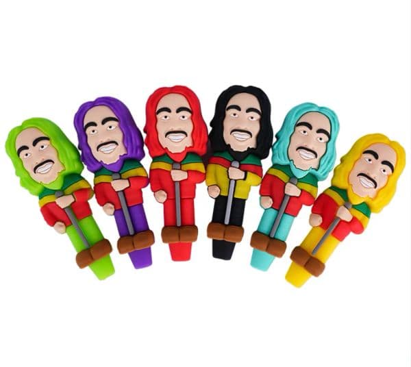 Smoking Pipes T Silicone Pipe With Nine Hole Glass Filter Bowl Slide Portable Food Grade Silicon Dab Tool Device