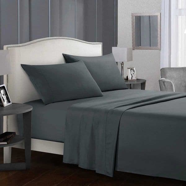 4 pieces of solid bedding waterproof sheets and bedding large gold full double size white and gray W250310