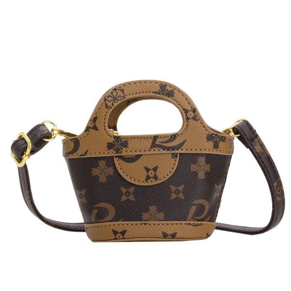 New children's bag Korean version of fashion printed shoulder handbag niche design senior sense change crossbody bag wholesale 2025