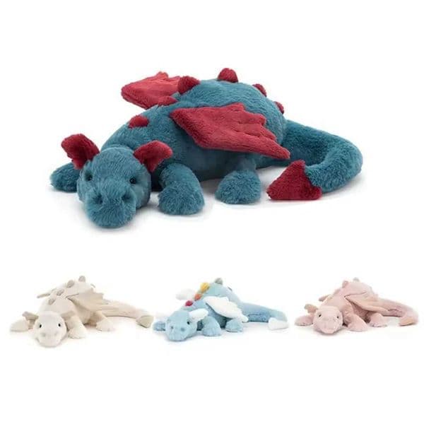 Game And Toy stuff animal Dragon Plush Animal Cotton Doll With Flying Wings Dinosaur Stuffed Toys Home Sofa Decer Soft Pillow Kid Giftt Designer thumbnail 2