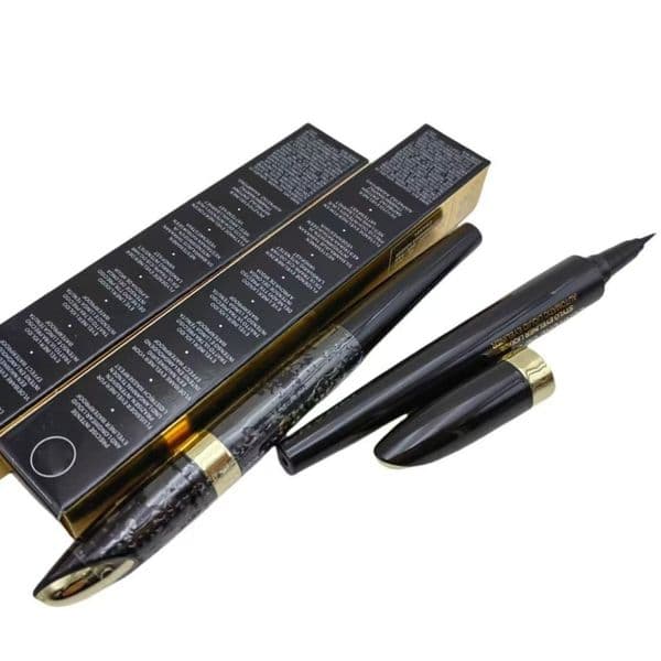 Luxury Professional For Girl Beauty Waterproof Black Color Stylo Liner Automatic Liquid Eyeliner 1Ml Eye Makeup maquillaje High Quality Tools Best Price Free