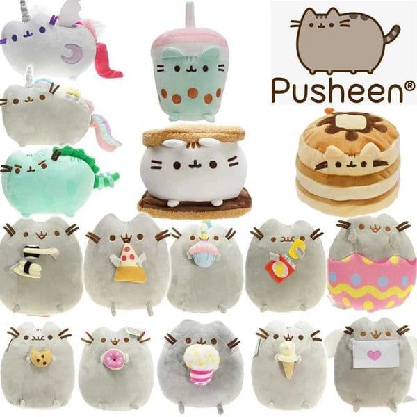 2026 New Multiple Pusheen Plush Throw Pillows Cute Home Bedroom Cartoon Stuffed Model Dolls Toys Girls Room Decoration Christmas Giftst250310 Toys