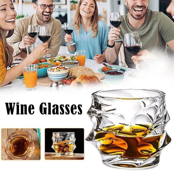 Glass Bar el Home Whisky Beer Wine Crystal Drinking Cups for Beverages Rocks Whiskey Glasses M0U4 250311