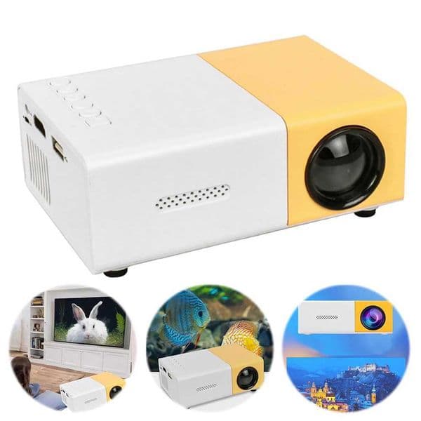 HD 1080P LED Micro Projector 400 Lumen Home Party Meeting Theater Projector 320x240 Home Cinema USB/AV/TF Slots M250311