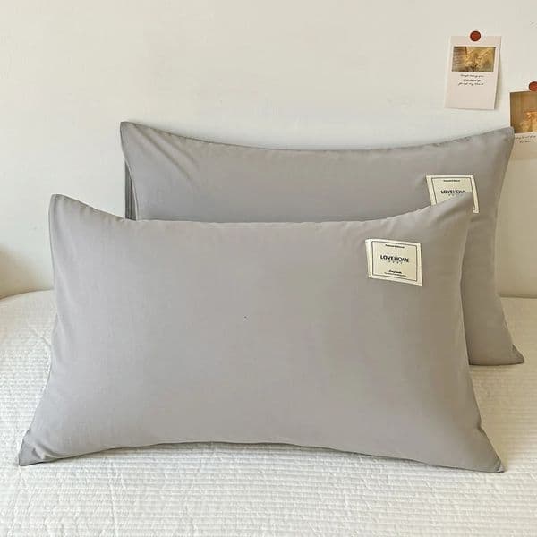 Pillow Case 2 pillowcases decorative cotton envelope style solid color home decor car body one pair of cushion covers 48X74cm 250310