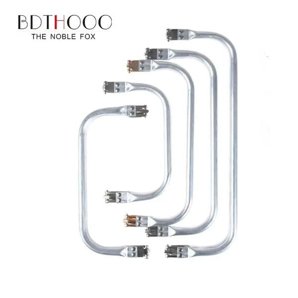 Silver 16cm 18cm 20cm 25cm 30cm 40cm Bag Frame For Purse Doctor Metal Aluminum Tube Handle Accessories Clutch Parts 250311BJ