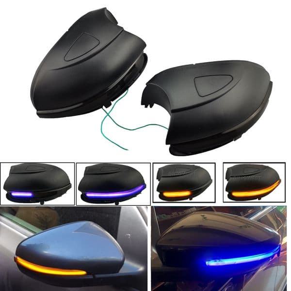 Dynamic Blinker LED Turn Signal For VW Golf 6 Typ 5K Light Mirror Indicator Sequential