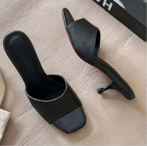 kitten Heels designer shoes revival Women blue black brown Nude Leather High heels shoes woman designer Woman Kitten Heel Female Fashion Luxury Dress Shoes