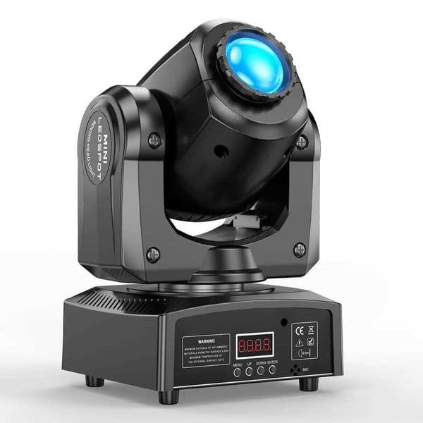 Fieryzeal 100W RGBW mobile headlight LED black stage light effect Gobos beam mobile headlight strobe light DMX512 for DJ parties disco X250312