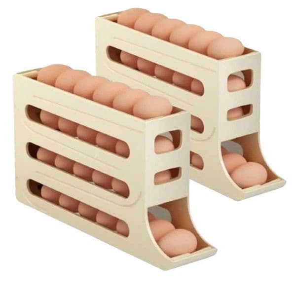 4-layer frozen egg rack large capacity egg distributor for refrigerants used as an automatic rolling frozen egg organizer in the kitchen M250312