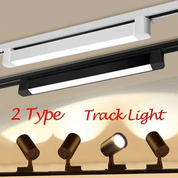 Set Track Light 85-264v Led Magnetic Track Lamp 10W/20W Track Spotlight Lighting Fixture for Home Decoration Clothing Store Z250312