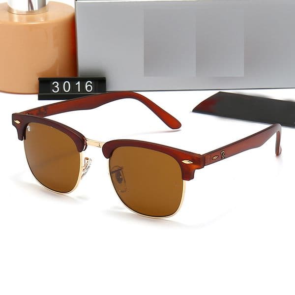new pattern Men Sunglasses Classic Brand Retro aviators luxury designer sunglasses for men designer mens Sunglasses quay oversize polarized sunglasses 3016
