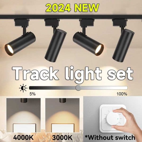 Led Spotlights Home 220V Rail Lighting Spot Light COB Track Lighting Set Ceiling Light Wall Lamp Ceiling Lamp Clothing Store Z250312