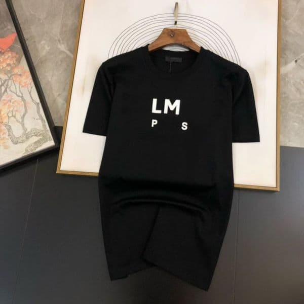 New designer Mens T-Shirts fashion casual high-grade 100 cotton breathable wrinkle resistant slim commercial clothing street lapel short sleeve clothes S-4XL