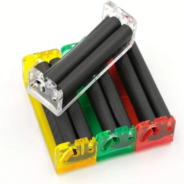 70mm Plastic Cigarette Machine Herb Rolling Paper Maker Manual Tobacco Roller Cone Joint Hand Filter Cigar Roll Device Smoke Tools Grinder LL