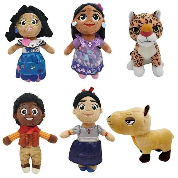 28CM Movie Encanto Plush Pattern Toy Kaii Encanto Mirabel Madrigal Stuffed Plush Girl Birthday Plush GiftXJ250314