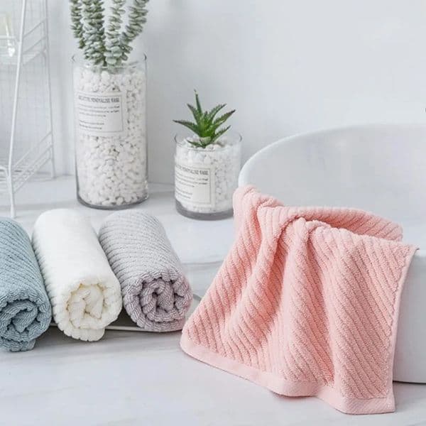 1Pcs Waffle Soft Face Towels for Adults Plaid Hand Towel 100% Cotton Face Care Bathroom Tools Sport Hair Towel 13*28.74 inch 250311BJ