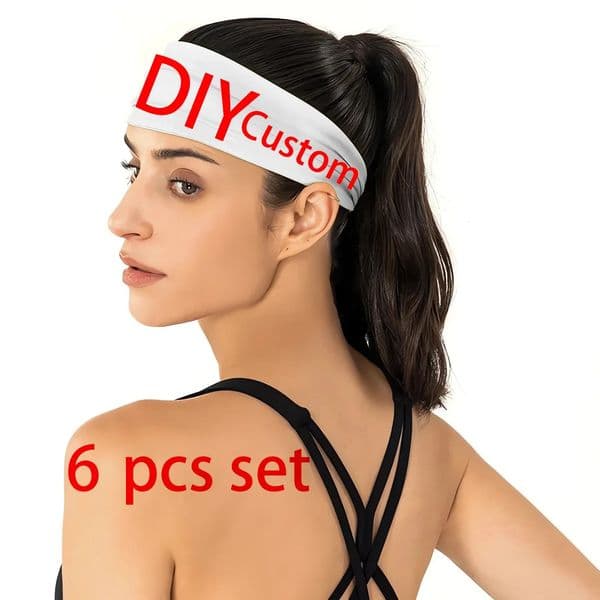 MSIEESO Fashion Womens Headbands DIY Customization Your Own Pos Headbands 3D Printing Yoga Fitness Headbands Direct 250314