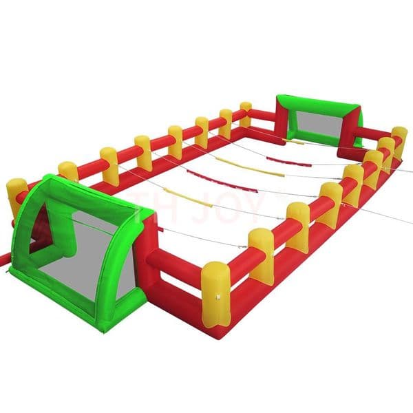 Outdoor activities 14mLx7mWx2mH (46x23x6.5ft) with blower giant outdoor inflatable football court, cheap inflatable soccer field pitch games for sale