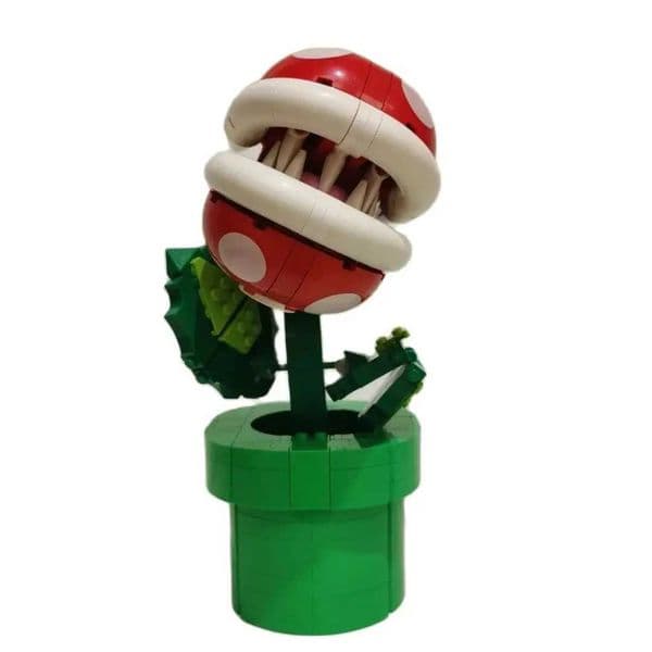 2026 brick Build Block Set Model Kit Engine New Piranha Plant Building Brick Blocks Educational Assembling Toy Christmas Gift Compatible