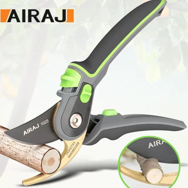 AIRAJ Plant Trim Garden Pruning Shears Horticulture Pruner Cut Shrub Garden Scissor Tool Branch Shear Orchard Folding Saw Set 250314