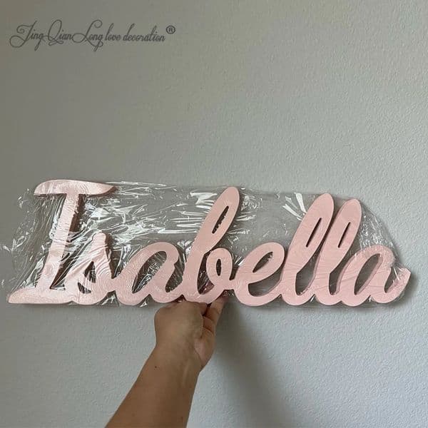 Custom Wooden Names or Words Custom wood names to personalize walls and decor Wood word signs Names on a base 250314