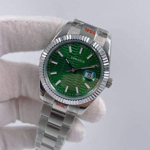 SUPER U1 UPGRADED 41MM Automatic Sapphire Crystal Mens Watches Cyclopens Date Display Special Texture Dial Charming Wriswatches