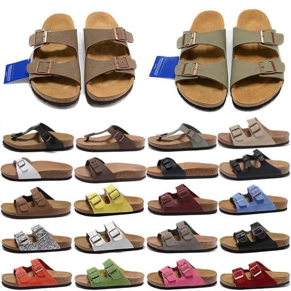 designer clogs Germany Designer Clogs Slippers Clog Sandals Classic Buckle Suede Soft Footbed Flat Summer Beach Slides Genuine Leather Slipper Men Women sandals