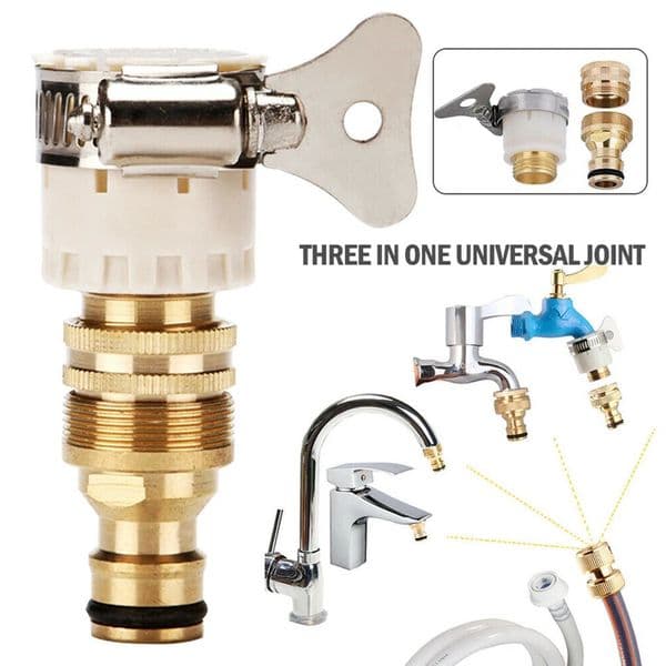 1523mm Universal Hose Faucet Adapter Connector Garden Water Accessories Tools 250318