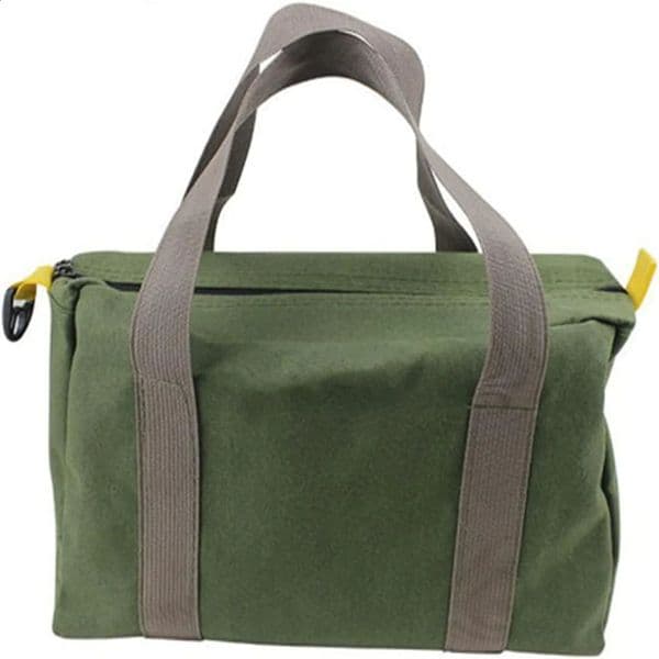 Wide mouthed tool bag canvas heavy storage large capacity tote 250317BANJIA