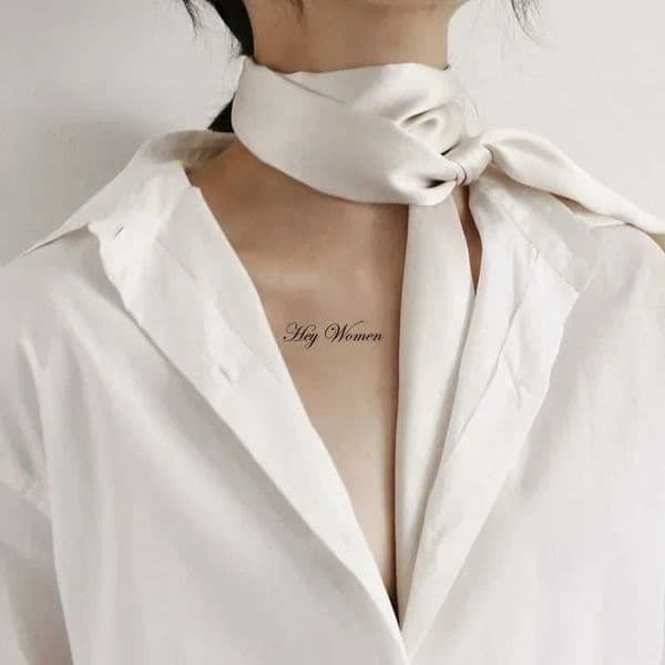 Narrow Long Scarf Silk Scarves Solid Color Chiffon Silk Rubber Red Tie Black Satin Ribbon Choker Streamer Neckerchief for Women X250319