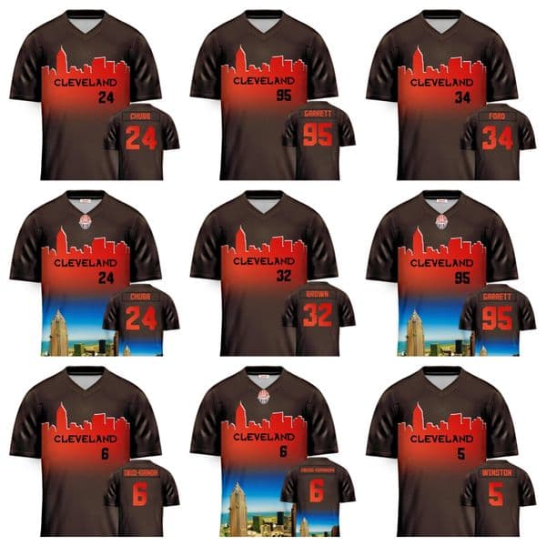 Custom Football Teams Fans Choose Your Design Add Personal Touches and Enjoy High Quality Comfortable Jerseys for Every Game/FORD/CHUBB/