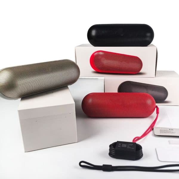 Pill Wireless Bluetooth Portable Capsule Speaker Outdoor Sports Speakers Subwoofer High quality jumper0089