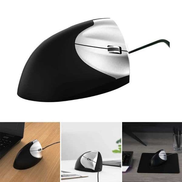 Vertical ergonomic optical mouse with 3 buttons for PC/laptop H8WD gaming Office mouse Z250320