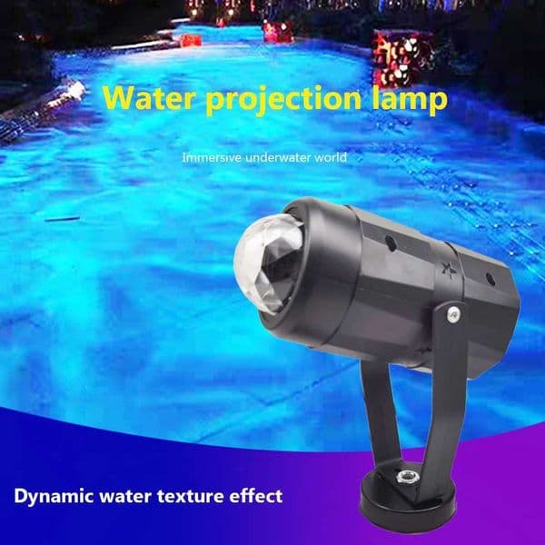 LED Ocean Projector Lamps Outdoor Waterproof Bridge Building Dynamic Water Wave Ripple Decoration Night Light Z250320