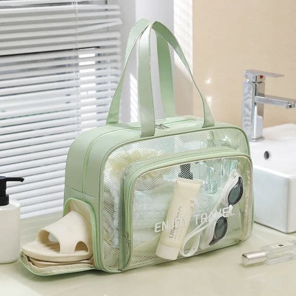 Waterproof Beach Bag Dry Wet Separation Fitness Bags Toiletry Makeup Bag Storage Goggles Swimsuit Swimming Storage Bag 250319
