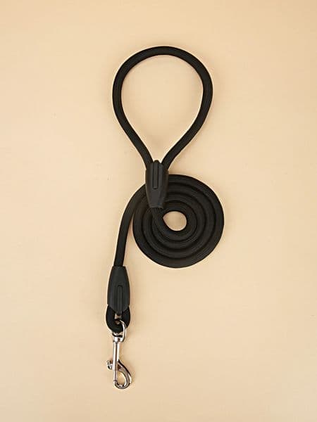 1 Pc Black Durable Reflective Heavy Duty Dog Leash Climbing Rope Dog Leash Dog Leashes Training for Small Medium Large Dogs 250320BJ