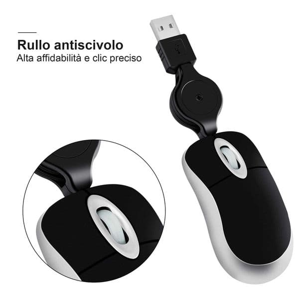 Computer Mouse Wired Mini Scalable USB Cable Gaming Mouse Purple Z250320
