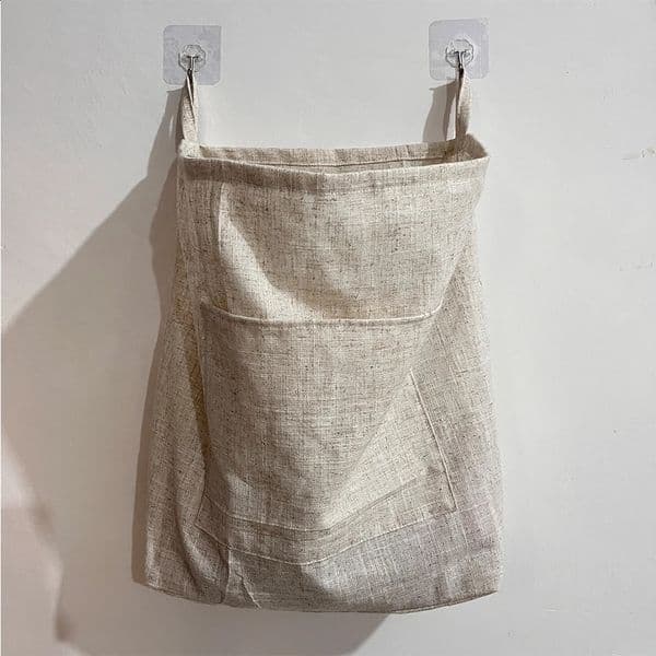 Zippered washing machine hamburger hanging on the door clothes toys and sun drying storage bags to save space 250319