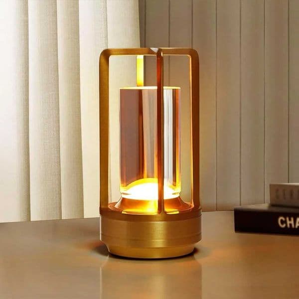 LED cordless desk lamp rechargeable desk lamp wireless outdoor camping atmosphere light restaurant creative night light Z250320
