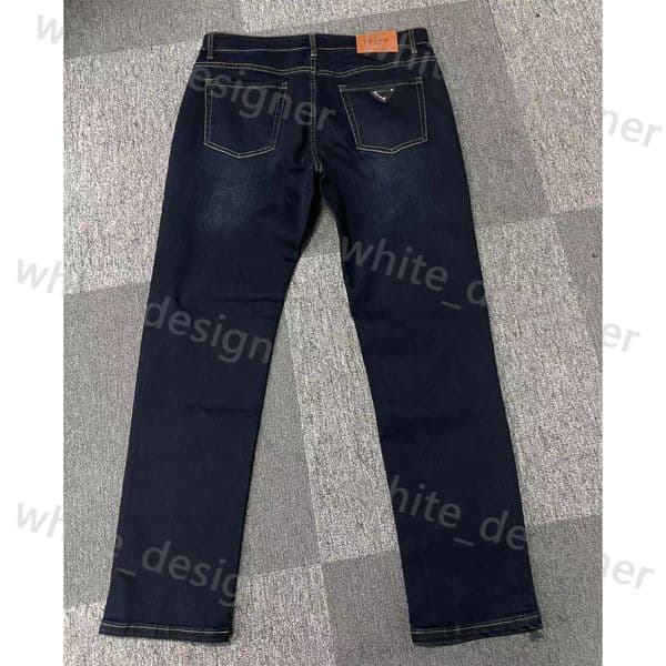 Designer Jeans for Mens casual trend versatile elastic men's pants straight leg loose jeans man fashion brand wide leg men's long pants Luxury men's clothing jeans 29-42