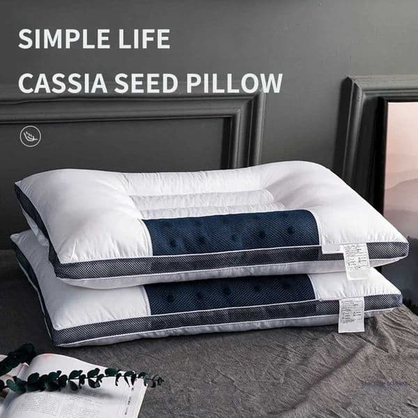 Limited edition true cassia seed bed for sleep 100% cotton lid filled double-sided collar pain core magnet X250321