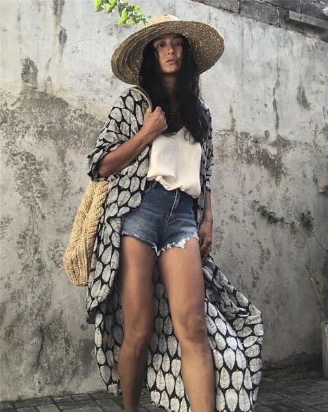 Fashionable tie dye swimsuit open style long kimono suitable for women 250321