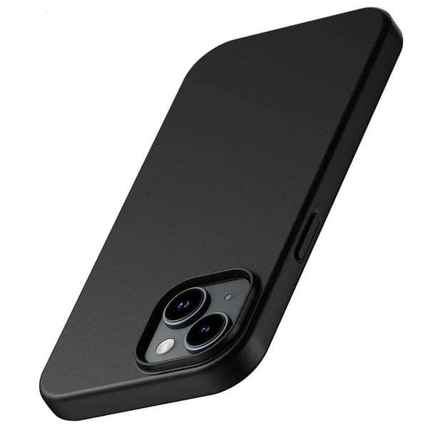Luxury Matte Silicone Soft Case For 16 15 14 Plus 13 12 Mini 11 Pro XS Max X XR SE 7 8 Plus Ultra Thin Solid Black CoverXJ250321